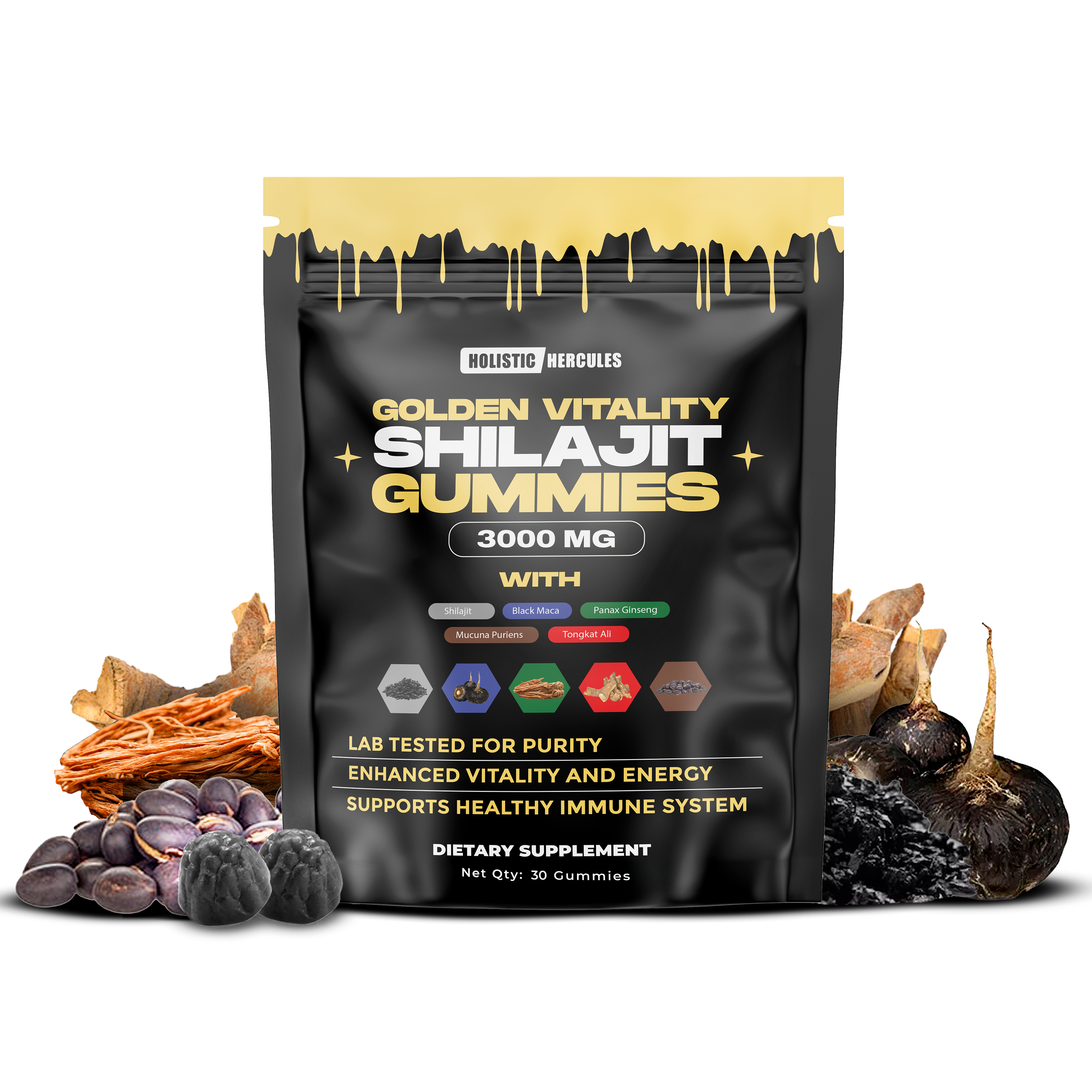 Holistic Hercules™️ Shilajit Gummies