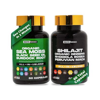 Holistic Hercules Shilajit Caps & Sea Moss Blend