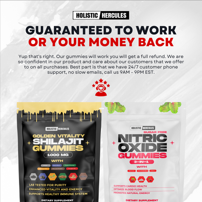 Shilajit & Nitric Oxide Gummy Bundle