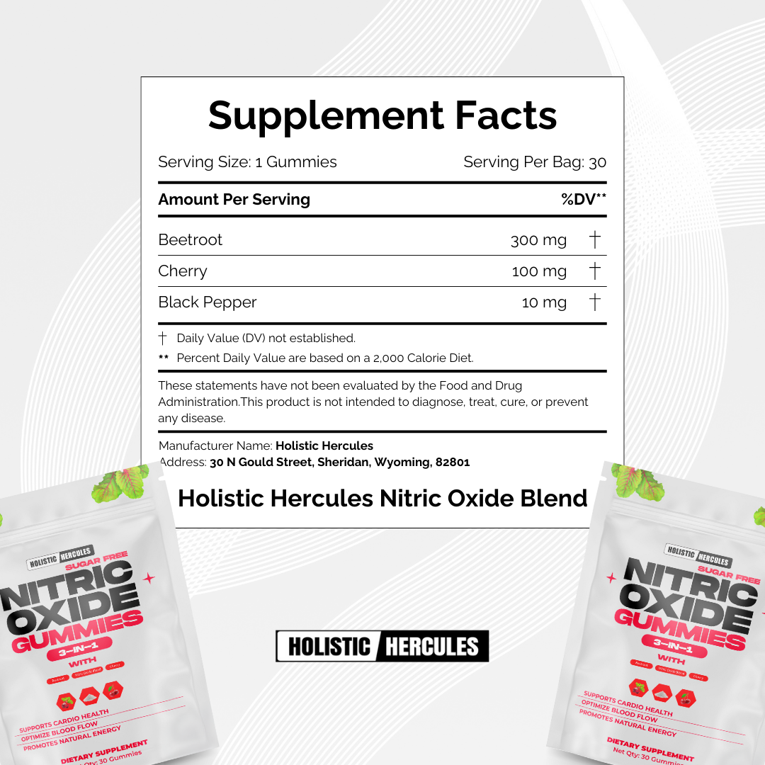 Nitric Oxide Gummies (Blood Flow Boosting)