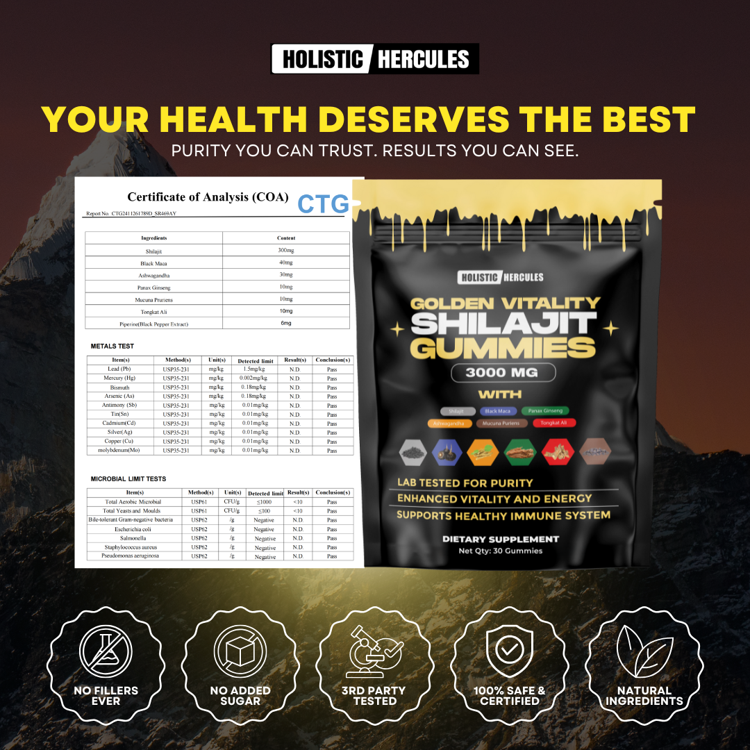 Holistic Hercules™️ Shilajit Gummies