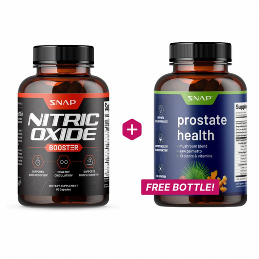 Nitric Oxide Booster 60ct + Prostate Health Bundle